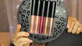 Lipgloss Swatches!!! Colourpop's Holiday Record Kiss & Tell Collection