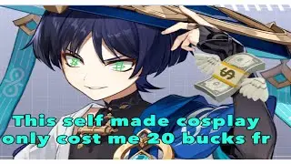 How to make a scaramouche cosplay with just 20 BUCKS?!