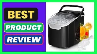 Antarctic Star Countertop Ice Maker Machine, 8 Ice Cubes in 6 mins, 26lb/