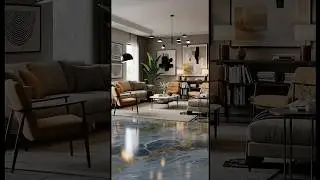 How to Design a Luxury Epoxy Floor for a High End Living Room #home #interiordesign