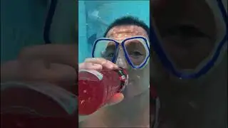 Burp Coke Zero Sugar vs Gatorade Fierce Underwater