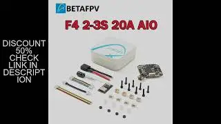 BETAFPV F4 2-3S 20A AIO FC V1 for Pavo Pico Brushless Whoop Quadcopter HX115 SE Toothpick Drones