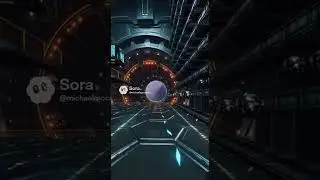 Drone bay on starship #ai #scifi #space #future