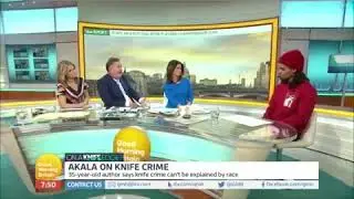 Akala brilliantly exposes the myth that #knifecrime = Black On Black crime & how this myth is used