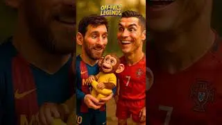 Messi Meets Chimpanzini Bananini 🐵 | Hyperreal Miniature Animation ft. Ronaldo