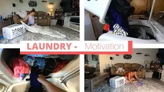 LAUNDRY DAY MOTIVATION | Wash Laundry | Clean With Me | Cleaning Motivation | Life as Traci Marie