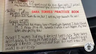 Dara Torres' Swim Practice Log Book From 2000