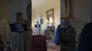 Regency Style Entertainment!🎶4K Travel England Jane Austen Society of North America #shorts