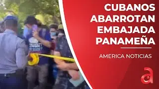 Cubanos abarrotan la embajada de Panam&aacute; en La Habana  tras exigencia de visa