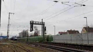 WRS 120 145 mit einem Kesselzug nach S&uuml;den Basel