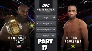 EA UFC 4 LIVE GAMEPLAY CAREER ( HARD MODE ) | PART:17 |  | PS4 PRO | YOUSHOTDAT