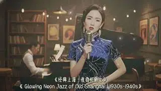 《经典上海·夜霓虹爵士》《 Glowing Neon Jazz of Old Shanghai | 1930s-1940s》#治愈 #jazz #music #song 