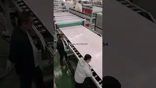Testing Pvc Foam Board Machine #pvcfoamsheetmachine #pvcfoamboardmachine #pvcwallpanelmachine