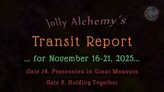 Transit Report for Nov.16-21, 2025 - Gate 14 & Gate 8 (Human Design)