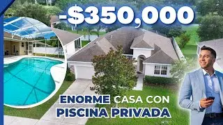 HERMOSA CASA con PISCINA PRIVADA! A un precio ECONÓMICO! Cerca De ORLANDO, FL!