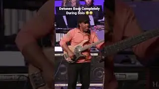 Victor Wooten Detunes Bass Completely During Solo!! #victorwooten #rrstudio #bassguitar #bass #solo