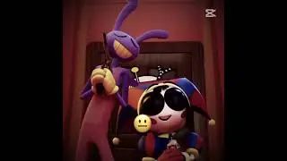 Jax and Pomni Fighting...☠️ #tadc #theamazingdigitalcircus #jax #pomni #jaxni #funnybunny #relatable