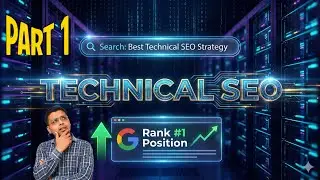 Technical SEO Part 1| Crawl, Indexing, Speed Fixes, Robots.txt, Sitemap, Canonical, Redirects