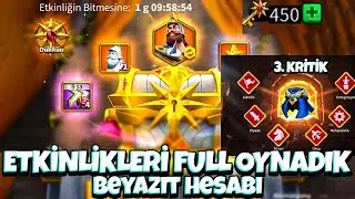 Beyazıtın Hesabında Yeni Etkinlikleri Oynadık Kritik Attık - Rise of Kingdoms