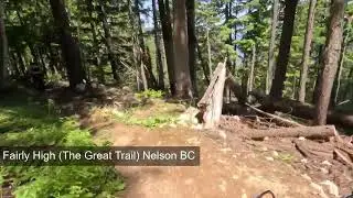 Mountain Biking Fairly High (The Great Trail)