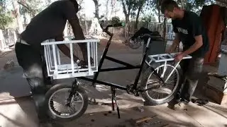 front loading cargo bike construction