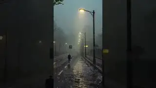 Alone in the Rain | Aesthetic Rainy Day Mood | Sad & Peaceful Vibes I #AloneInRain #RainyDayMood