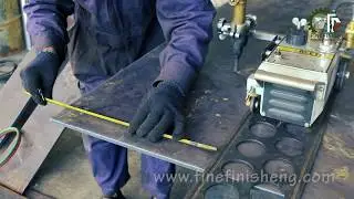 Bulk plate cutting using a pug cutting machine