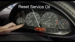 Сброс индикатора проверки уровня масла BMW e46
