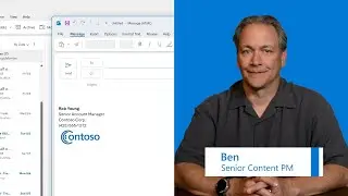 Add an email signature to help brand your business