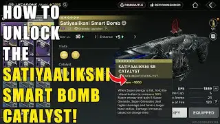 HOW TO GET THE STATIYAALIKSNI SMART BOMB EXOTIC CATALYST IN DESTINY RISING?