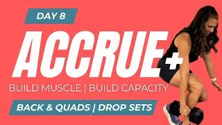 DAY 8 | LEG & BACK STRENGTH THAT SHOWS (32 MINUTES) | DROP WEIGHT & TIME