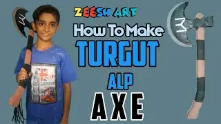How to make Turgut Alp Axe with Cardboard