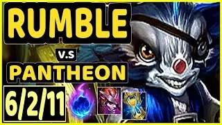 RUMBLE vs PANTHEON - 6/2/11 KDA MID CHALLENGER GAMEPLAY - BR