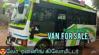 Low Running Kilometer Vehicle best Alteration work Mahindra tourister Van Sales In Tamilnadu