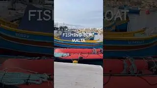 Fishing boat Malta  #boat #vlog #fypシ  #fypyoutubeshort #malta #ofw