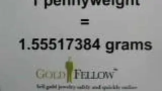 Pennyweight - Is it the weight of a penny?