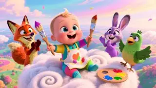 Color World Play Time 🌈🎵 | Fun Learning Song for Kids | Playful Nursery Rhyme