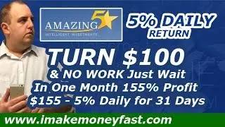 make money online work from home | amazing5.net review | 155% return