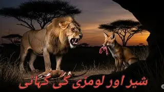 Lion and Fox Story in Urdu||A Realistic Jungle Tale of Wisdom and Betrayal