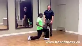 Lunge (walking) - Fitness Video Tips - Learn How to do PROPER Lunges