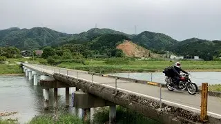 【W650でキャンプツーリング】その1 伊根の舟屋と高嶋キャンプ場
