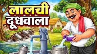लालची दूधवाला | एक सीख देने वाली नैतिक कहानी | Moral Story in Hindi | Story Gyaan