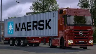 ETS2 1.54 Switzerland🇨🇭 - Deutschland🇩🇪 Realistic Driving MB Actros MP3 V6 1844