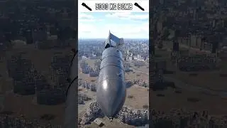 5000kg BOMB MOMENT💣💥