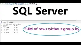How to query to sum rows in column based on another column between 2 tables without group by in SQL