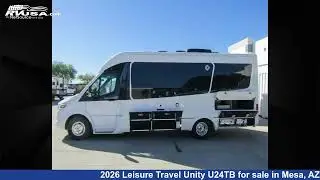 Wonderful 2026 Leisure Travel Unity Class B RV For Sale in Mesa, AZ | RVUSA.com