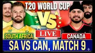 South Africa vs Canada, 9th Match 2ND INNING - Live Cricket