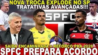 É OFICIAL!!! SPFC VENDE JOGADOR! TROCA INSANA NO TRICOLOR | ALLAN DISSE SIM | LUCAS RAMON AVANÇADO