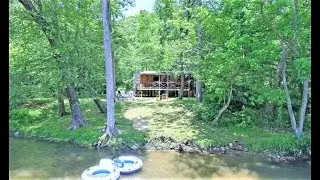 Americana Cabin on a Private Island at Riverside Escapes