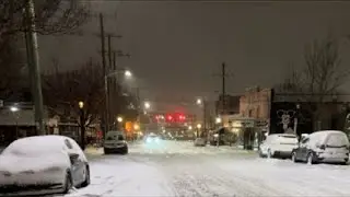 Noda North Davidson, Charlotte North Carolina 13&rdquo; of snow #asmr #live